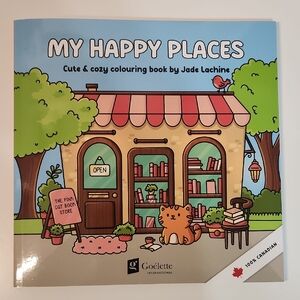 My Happy Places Coloring Book by Jade Lachine